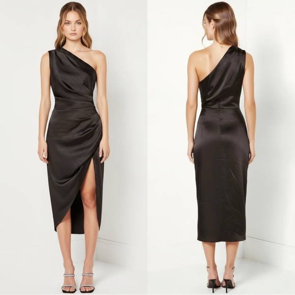 Elliatt Cassini Dress In Black Size Medium - Picture 8 of 13